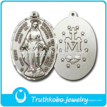 Christ Jewelry Design for Religious Pendant Stainless Steel Saint St Benedict Jesus Blessed European Style Cross Saint Pendant